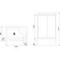 Душевая кабина Royal Bath BP RB8120BP2-T-R