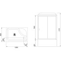 Душевая кабина Royal Bath BP RB8120BP5-WT-R