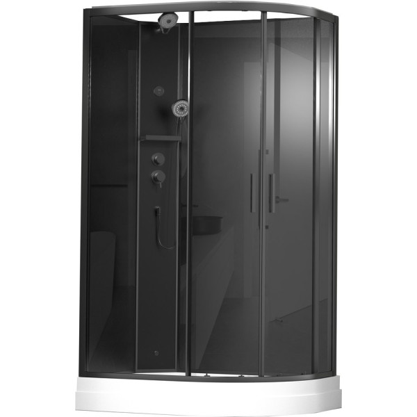 Душевая кабина Timo Premium Ilma-902 L B Black