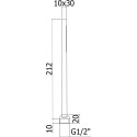 Душевая лейка Paffoni Premium ZDOC117BO белая
