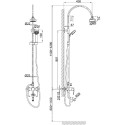 Душевая стойка D&K Rhein Valerius DA1363701C11