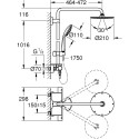 Душевая стойка Grohe Euphoria 210 26363000 с термостатом