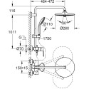 Душевая стойка Grohe Euphoria 260 27473001