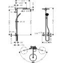 Душевая стойка Hansgrohe Raindance Select S 300 27114000 Showerpipe