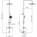 Душевая стойка Lemark LM8803C