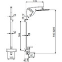 Душевая стойка RGW Shower Panels SP-30