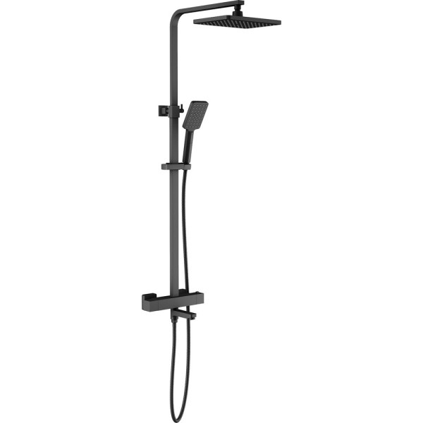 Душевая стойка Timo Tetra-Thermo SX-0169/03 с термостатом, черная