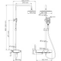 Душевая стойка Wasserkraft A11301 Thermo