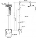 Душевая стойка Wasserkraft A17702