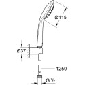 Душевой гарнитур Grohe Euphoria 110 Mono 27354000