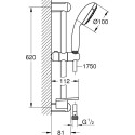 Душевой гарнитур Grohe New Tempesta 27600001