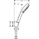 Душевой гарнитур Hansgrohe Crometta 100 Vario 1,60 м