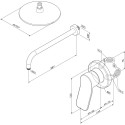 Душевой комплект AM.PM X-Joy FB85A2R000 С ВНУТРЕННЕЙ ЧАСТЬЮ, для душа