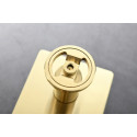 Душевой комплект Bronze de Luxe 1760's Loft 6630CG С ВНУТРЕННЕЙ ЧАСТЬЮ, золото