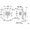 Душевой комплект Grohe BauClassic 29048000 + 27924001 + 28671000