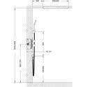Душевой комплект Timo Petruma SX-5029/17SM С ВНУТРЕННЕЙ ЧАСТЬЮ, с термостатом, золото