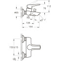 Душевой комплект VitrA Solid S A49227EXP