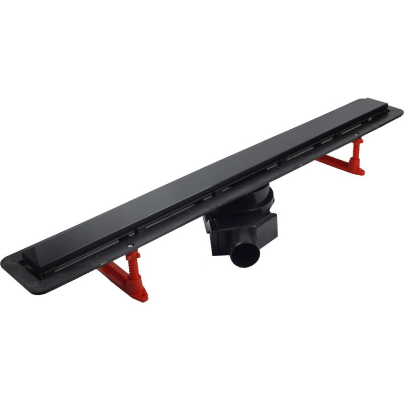 Душевой лоток Pestan Confluo Frameless Line 550 black glass