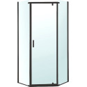 Душевой уголок Berges Wasserhaus Solo 061106 90х90, профиль черный