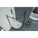 Душевой уголок Bravat Blackline 90х90х200