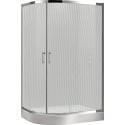 Душевой уголок Cezares Eco O-RH-2-100/80-P-Cr стекло punto