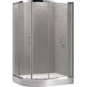 Душевой уголок Cezares Eco O-RH-2-120/90-C-Cr стекло прозрачное