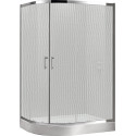 Душевой уголок Cezares Eco RH 2 120/90 P Cr стекло punto