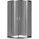 Душевой уголок Gemy Victoria S30072M 90х90 см, профиль хром