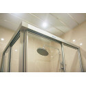 Душевой уголок GuteWetter Practic Rectan GK-422 правая 120x80 см стекло бесцветное, профиль матовый хром