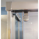 Душевой уголок GuteWetter Slide Rectan GK-863A правая 150x80 см стекло бесцветное, профиль хром