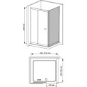 Душевой уголок RGW Classic CL-45 (960-1010)x1000x1850