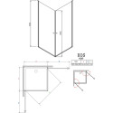 Душевой уголок Radaway EOS KDD 100 интимато