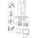 Душевой уголок Radaway Nes KDJ II 100x100 R