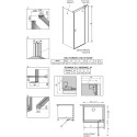 Душевой уголок Radaway Nes KDJ II 110x75 R