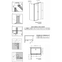 Душевой уголок Radaway Nes KDS II 100x75 R