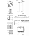 Душевой уголок Radaway Nes KDS II 90x70 R