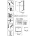 Душевой уголок Radaway Nes KDS I 140x70 R
