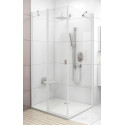 Душевой уголок Ravak CRV2-90+CPS-80 Transparent, профиль белый + средство для ванн и защитное средство