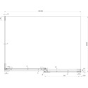 Душевой уголок Ravak MSDPS 120х90 R Transparent, профиль хром