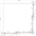 Душевой уголок Ravak MSRV4 100х100 Transparent, профиль сатин