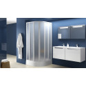 Душевой уголок Ravak SKKP6-90 Pearl, профиль белый