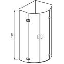 Душевой уголок Ravak SMSKK4-80 Transparent, профиль хром