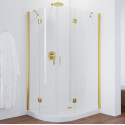 Душевой уголок Vegas Glass AFS-F 120*90 09 01 R профиль золото, стекло прозрачное