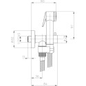 Гигиенический душ Bossini Paloma E57006B.030 хром