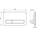 Кнопка смыва Villeroy & Boch Viconnect 922400RE белая глянцевая