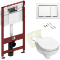 Комплект TECE Base V04 9400000.WC1 кнопка белая