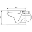 Комплект TECE Base V04 9400000.WC1 кнопка белая