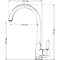 Комплект  Мойка кухонная Seaman Eco Glass SMG-730B + Смеситель Seaman Barcelone SSL-5815 Gun для кухонной мойки + Измельчитель отходов Bort Master Eco