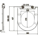 Комплект  Система инсталляции для унитазов Grohe Rapid SL 38775001 4 в 1 с кнопкой смыва + Чаша для унитаза подвесного AM.PM Spirit FlashClean + Крышк