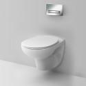 Комплект  Унитаз подвесной AM.PM Sense C741700SC + Система инсталляции для унитазов AM.PM Start I012703.0251 с кнопкой смыва хром глянцевый